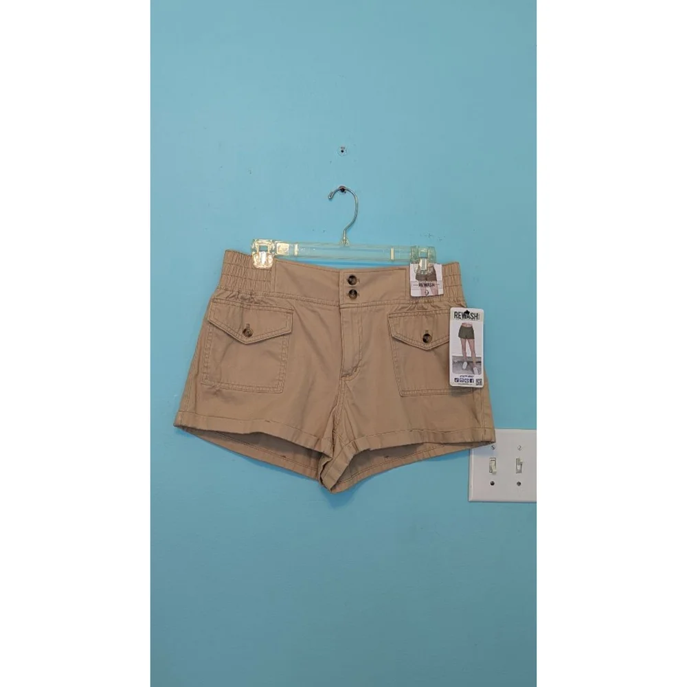 Women's Rewash Utility Shorts, Size 9, Khaki